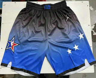 Men%27s 2023 All Star Blue With Game Swingman Hot Press Shorts->atlanta hawks->NBA Jersey